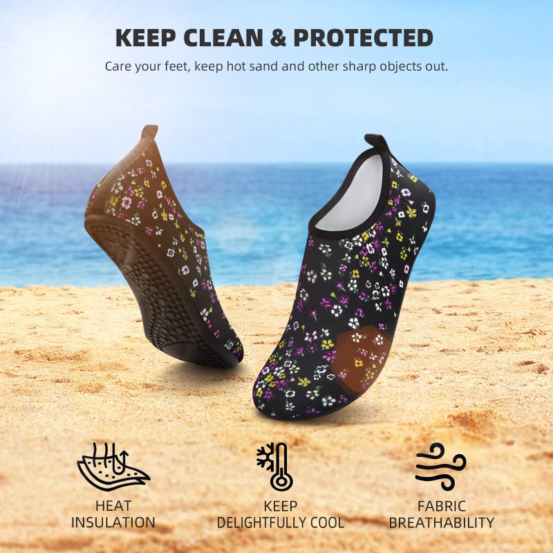 ATHMILE Water Shoes for Women Men Quick-Dry Aqua Socks Swim Beach Barefoot Yoga Exercise Wear Sport Accessories Pool Camping Must Haves Adult Youth Size - Image 2