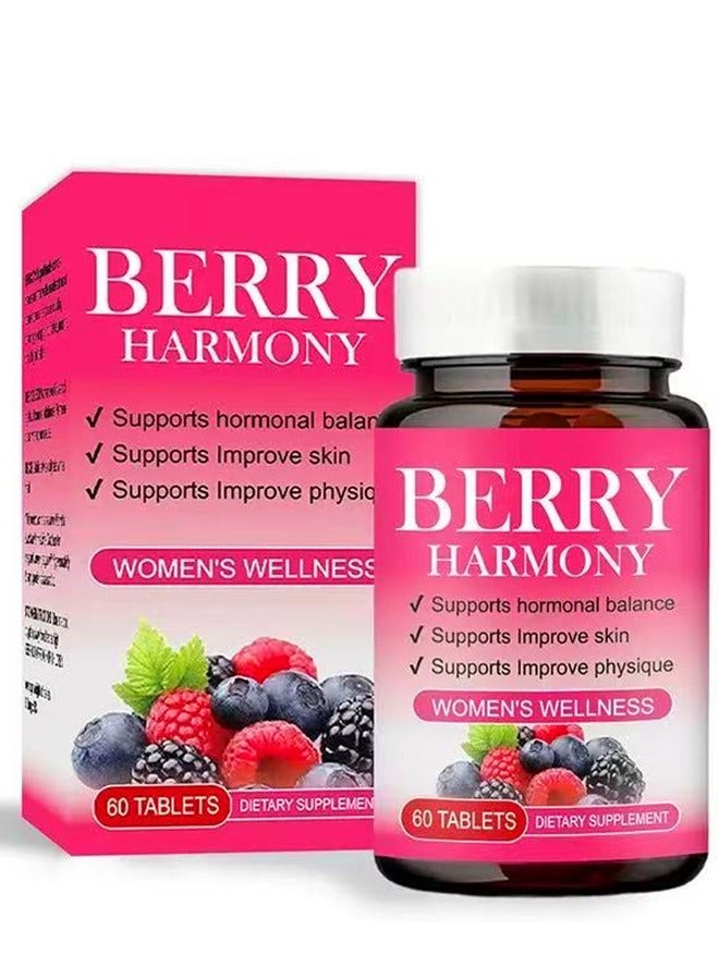 Berry Harmony Women Wellness Balance  Female  Hormones  60 Tablets 