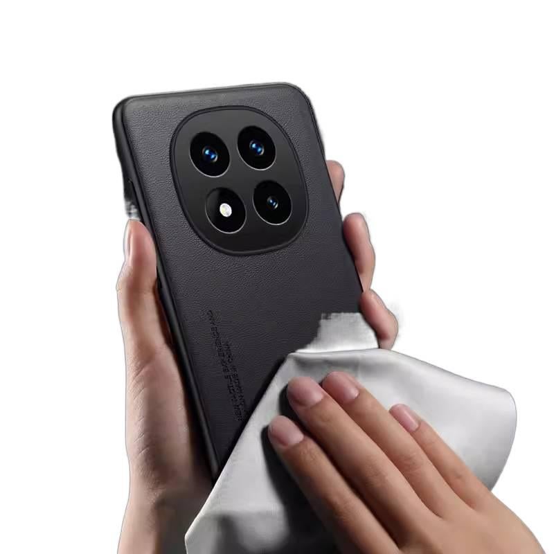 LS غطاء واقي بملمس جلد لـ Redmi Note 14 Pro مع مقاوم للصدمات وحماية من السقوط مع مقاوم للصدمات مع قبضة مضادة للانزلاق مع مقاوم للخدش باللون بنفسجي مضاد للانزلاق باللون الأحمر باللون. - Image 4