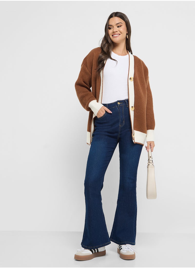 Ginger - High Rise Flared Jeans - Image 1