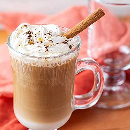 bellemax 250ml Glass Coffee Mugs Clear Coffee Cups with Handles Perfect for Latte, Cappuccino, Espresso Coffee, Tea and Hot Beverages, Set of (2) - Image 5