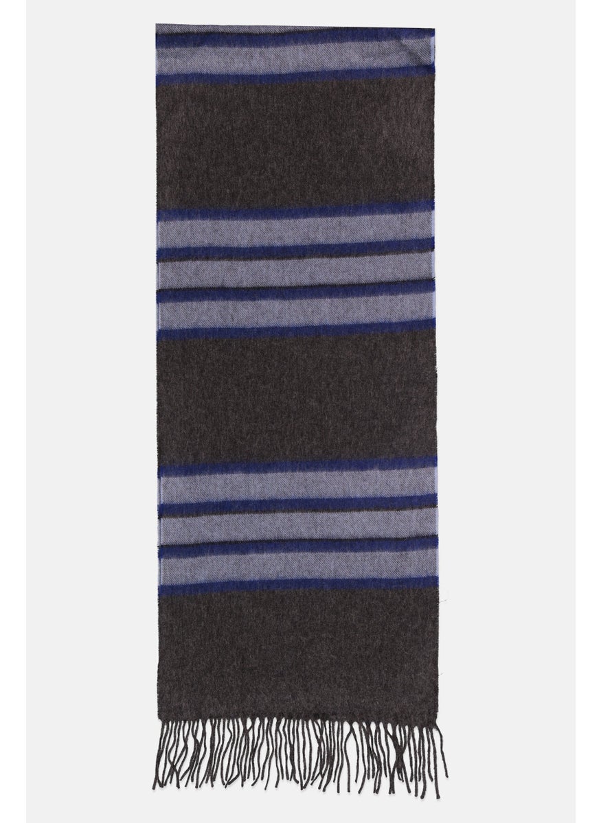 Club Room - Men Solid Scarf 180 x 30 Cm, Charcoal Combo - Image 1