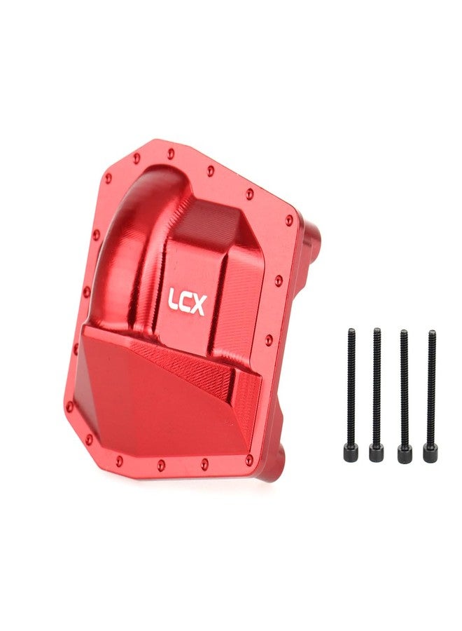 LCX سيارة سباق LCX 1/6 RC Crawler من الألومنيوم CNC المحور الأمامي الخلفي AR90 غطاء الترس التفاضلي لسيارة RC Axial SCX6 AXI05000، ملحقات Patrs (أحمر) - Image 1