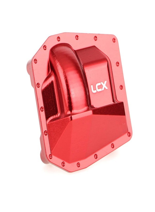 LCX سيارة سباق LCX 1/6 RC Crawler من الألومنيوم CNC المحور الأمامي الخلفي AR90 غطاء الترس التفاضلي لسيارة RC Axial SCX6 AXI05000، ملحقات Patrs (أحمر) - Image 4