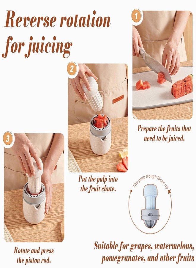 IVICOO Lime Lemon Squeezer and Citrus Lemon Juicer - Manual Hand Press for Oranges, Lemons, Grapefruits - Portable Juice Extractor - Image 4