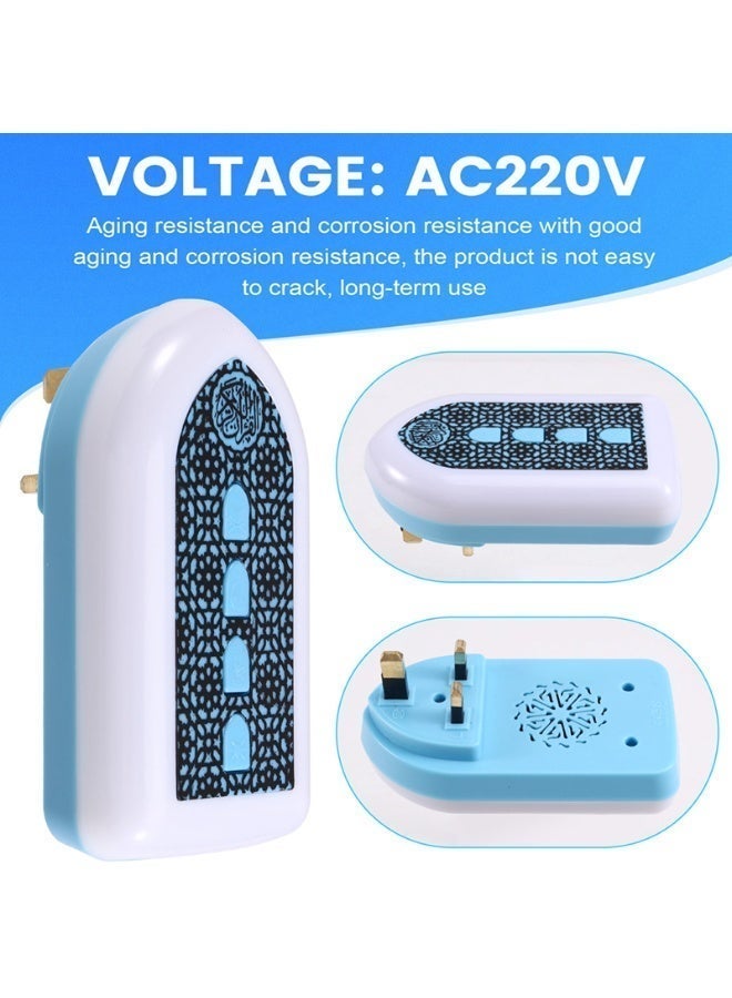 أنغولا باندا مكبر صوت قرآن قابل للتوصيل بالكهرباء مع ضوء قابل للتعديل وتشغيل 24 ساعة – 64 سورة، مثالي للصلاة ورمضان وديكور المنزل - Image 5