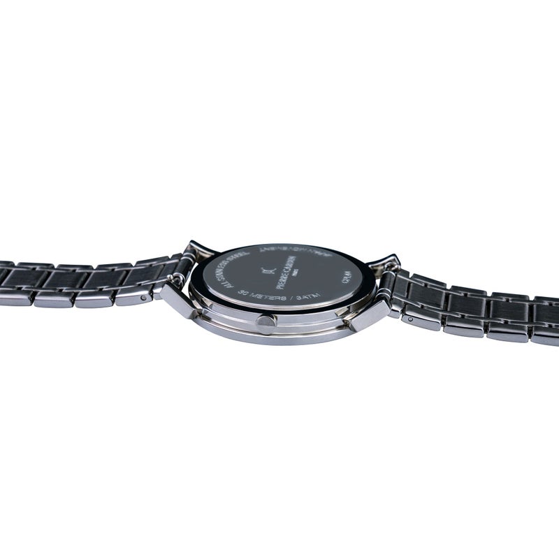 PIERRE CARDIN CPI.2083 ELEGANT BLACK DIAL - STAINLESS STEEL MEN'S WATCH - Image 4