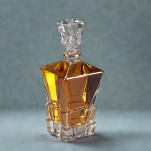 FALKOR Luxury Glassware - Constellation Decanter Elegant Classy Decanter with Gold Styling- Drinking Party Accessory - for Whiskey, Liquor, Scotch, Bourbon, Vodka or Wine - 880ml - Image 3