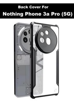 Case Up Case For Nothing Phone 3a Pro Crystal Clear Tactical Back Cover Case With 360 Degree Protection, Shockproof Bumper Protective Phone Cover, Anti-Scratch Hard PC Back (Clear)  - Image 4