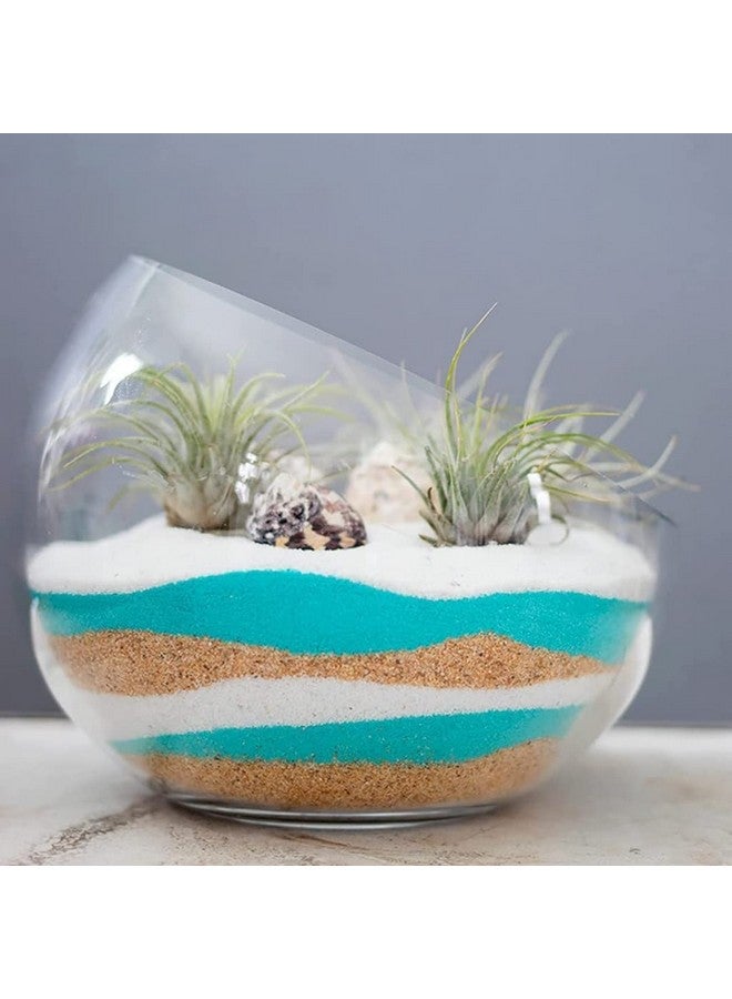 حصى بحجم السكر الطبيعي (2.5 كجم، رمل أبيض) لتزيين أحواض السمك/المنزل والحديقة/ديكور الحديقة/ركيزة أحواض السمك/الحوض الزجاجي/رمل الكوارتز - Image 2