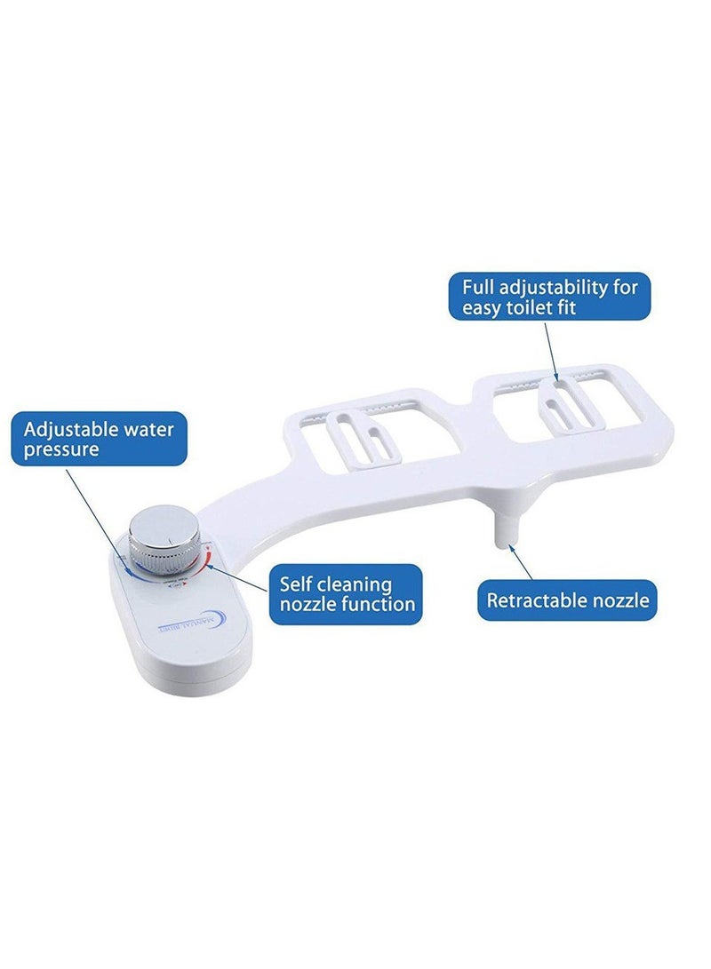 G1/2 Thread Non- Electric Hygiene Bidet Toilet Seat Attachment Fresh Toilet Seat Water Sprayer - Image 4