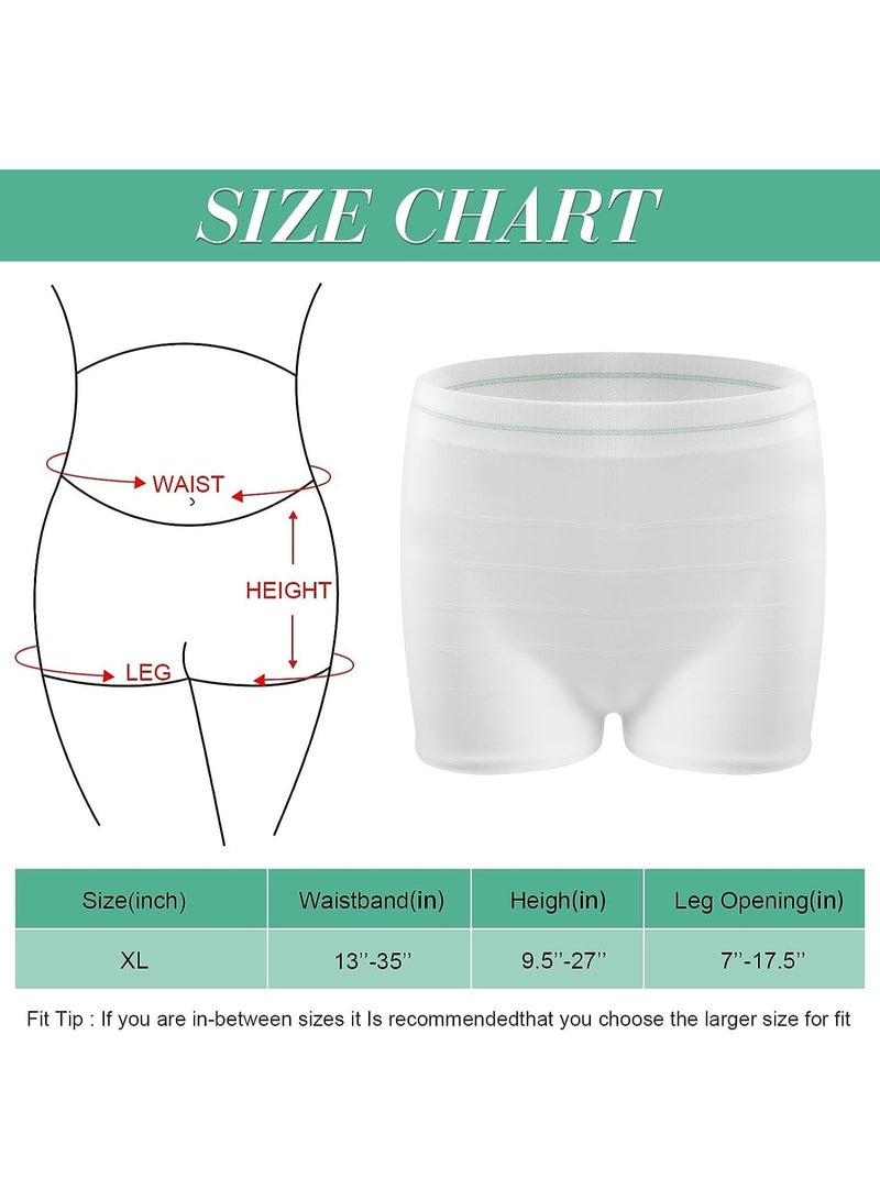 VIUAUAX Disposable Maternity Postpartum Panties, High Waist Breathable Mesh Panties C Section, Maternity Underwear Postpartum Hospital Recovery Maternity Briefs for Women, 8 Pcs - XL Size - Image 4