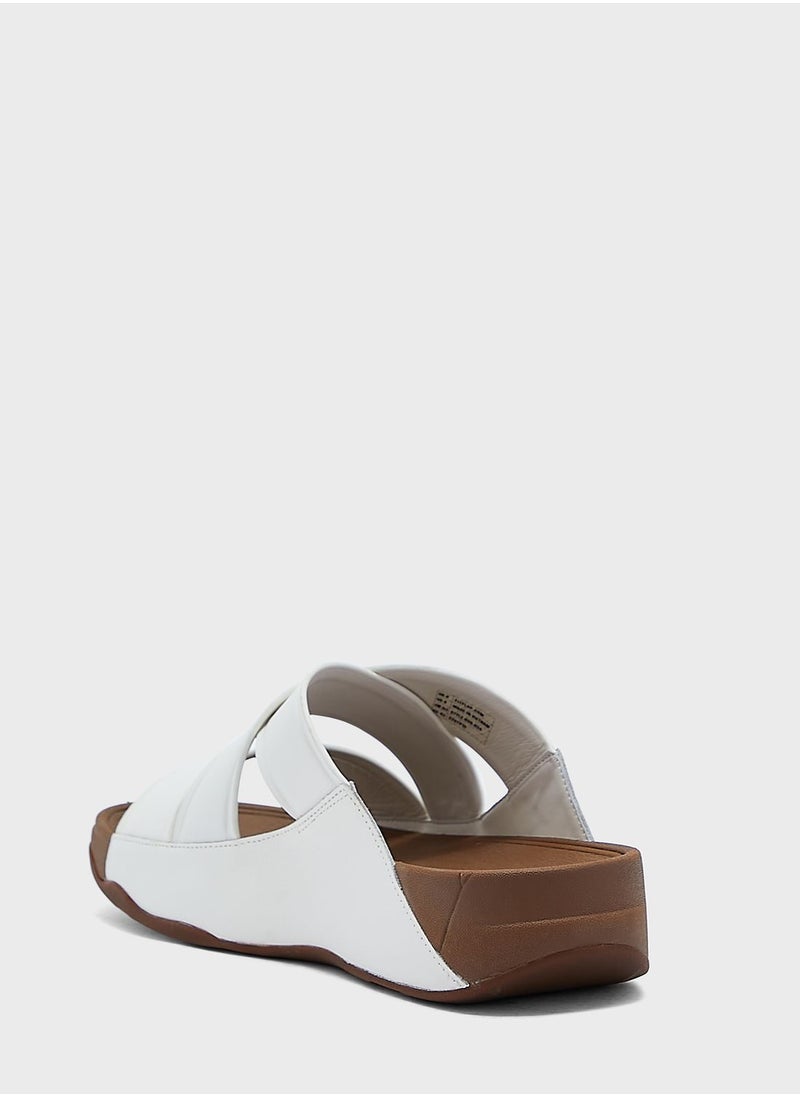 FitFlop - Chi Cross Strap Sandals - Image 1