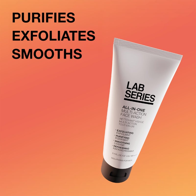 Lab Series غسول وجه متعدد الاستخدامات للرجال من لاب سيريز - مقشر للوجه - ينظف وينقي البشرة - العناية بالبشرة للرجال، 3.4 أونصة سائلة - Image 2