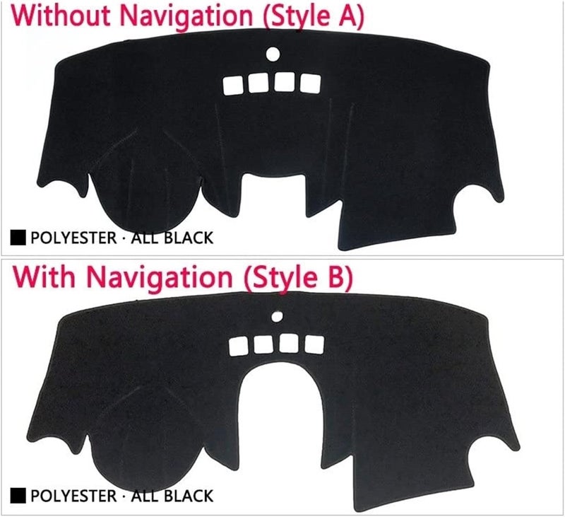 QASULER Car Dashboard Cover for Fiesta MK7 ST - Image 2