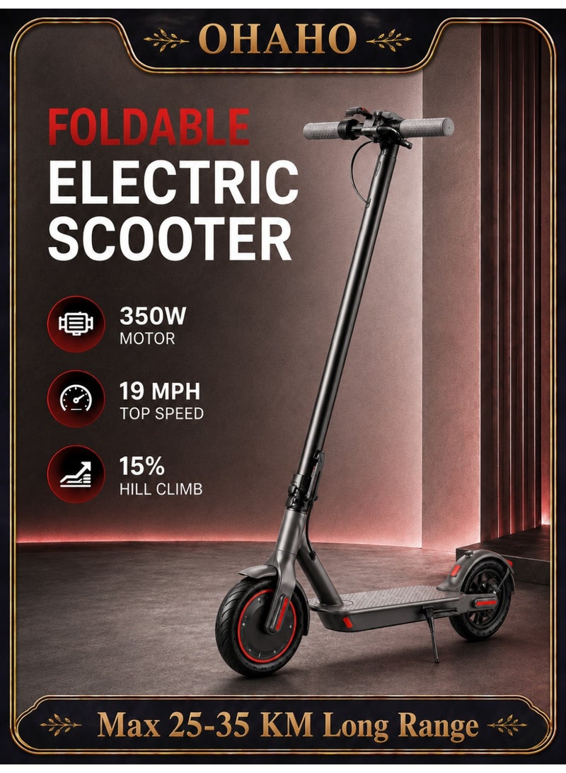 Electric Scooter Powerful 350W Brushless Motor Max 25 35 Km Long Range Top Speed 15 20 30 Km H 8 5 Solid Tires E Scooter For Adults And Teen