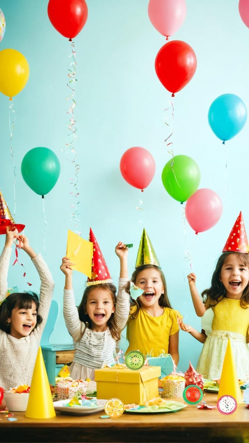 Honwor 30 كرة نطاطة بطابع الفواكه للأطفال والمراهقين - كرات مطاطية نطاطة متنوعة بقطر 32 مم، لحفلات الهدايا، حشو الحقائب، آلات البيع، أعياد الميلاد، والهدايا - Image 4