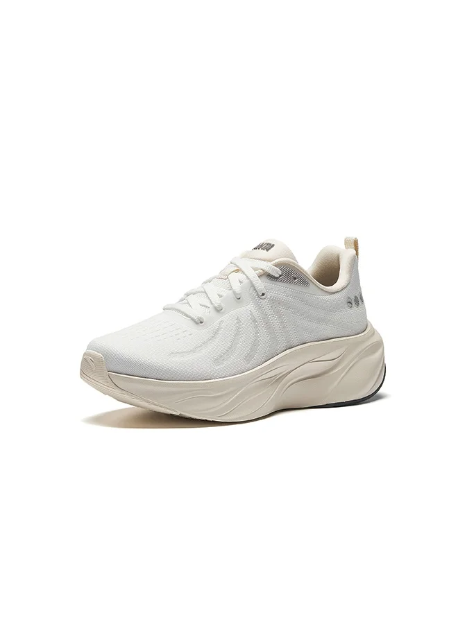 ANTA Leaf | Running shoes 2025 summer new arrival breathable casual sports shoes thick sole increases height plaid