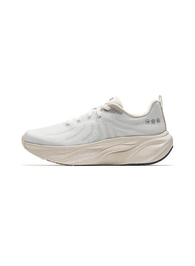 ANTA Leaf | Running shoes 2025 summer new arrival breathable casual sports shoes thick sole increases height plaid