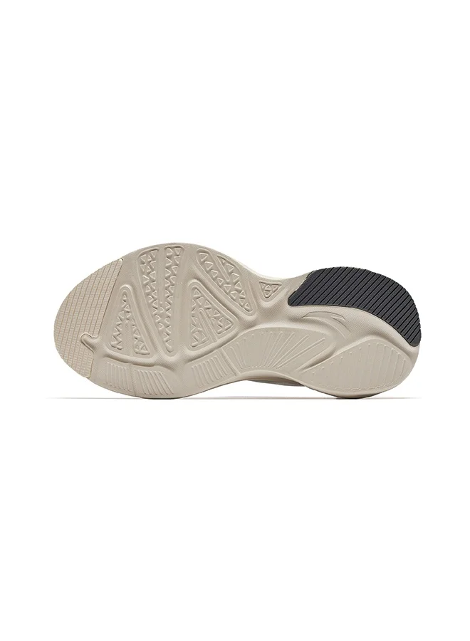 ANTA Leaf | Running shoes 2025 summer new arrival breathable casual sports shoes thick sole increases height plaid