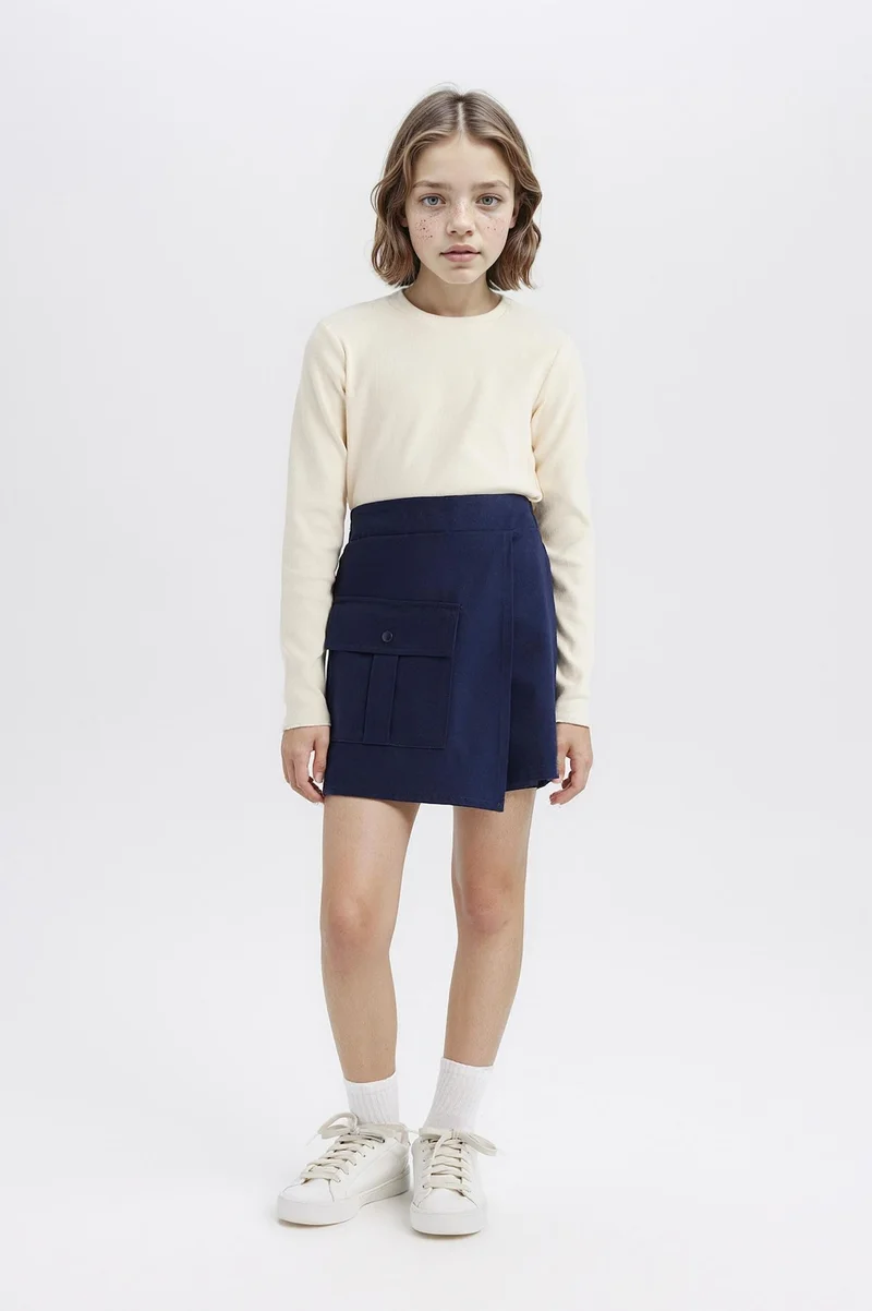 Defacto Girl Gabardine Skirt