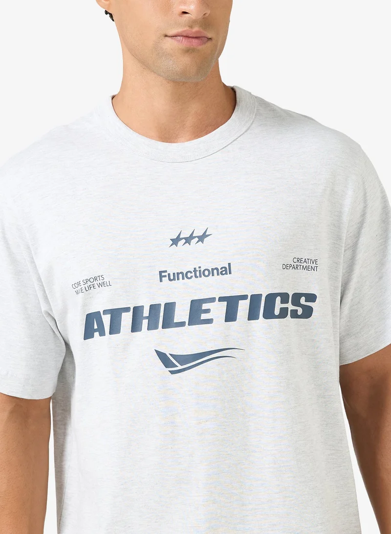 JACK & JONES Graphic Crew Neck Regular Fit T-Shirt
