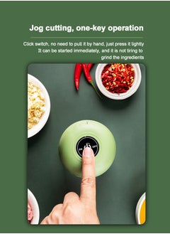 JSDUN Electric Garlic Chopper,USB Mini Garlic Masher,Kitchen Meat Garlic Pepper Vegetable and Fruit Food Processor,Small Kitchen Appliances  - Image 5