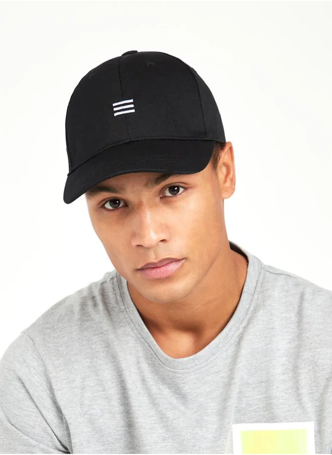 Styli Contrast Three Stripes Baseball Cap