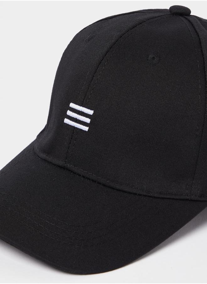 Styli Contrast Three Stripes Baseball Cap  - Image 3