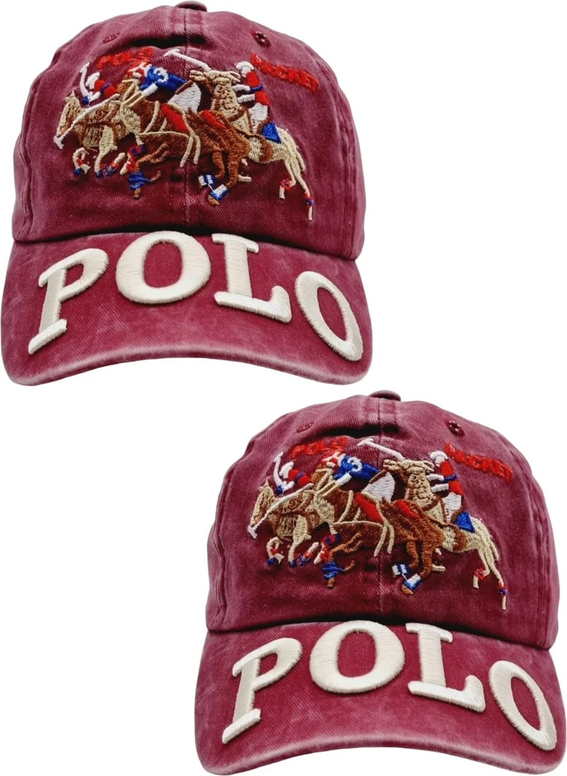 Tezzgelsin Antique Jewel Shine Adjustable Baseball Cap Hat Baseball Hat Set of 2
