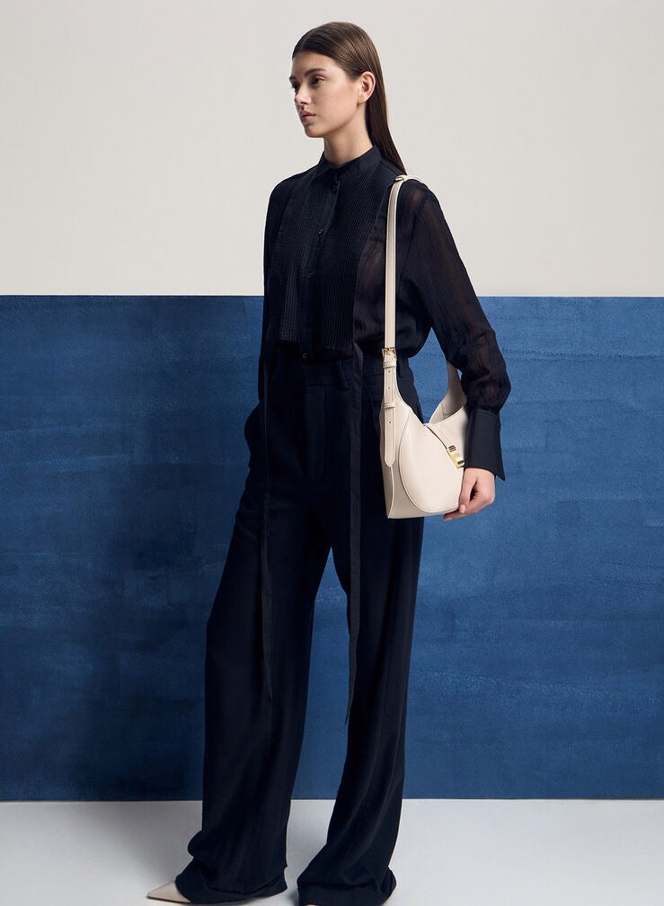 Charles & Keith Wisteria Belted Shoulder Bag - Image 4