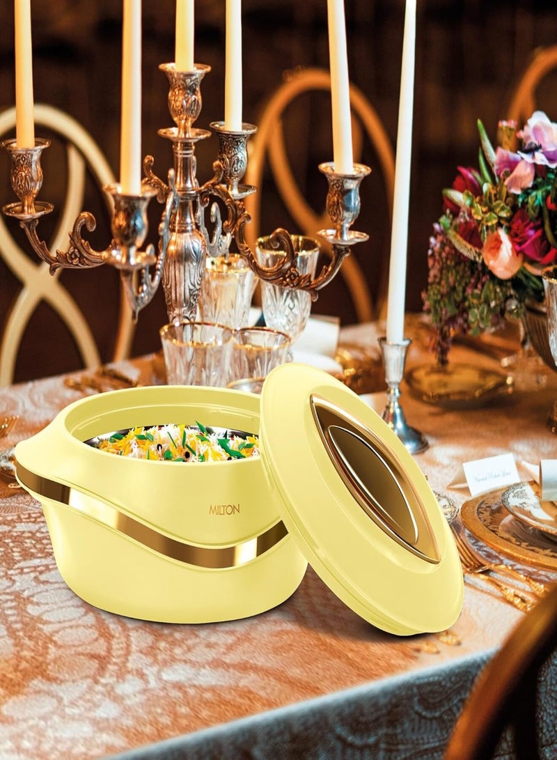 MILTON Insulated Casserole Dish with Lid – 3-Piece Set (2500/1500/1000 ML) Hot Pot Food Warmer/Cooler – Thermal Soup & Salad Serving Bowls – Stainless Steel Inner – Best Gift Set for Moms – Perfect for Holidays - Image 5