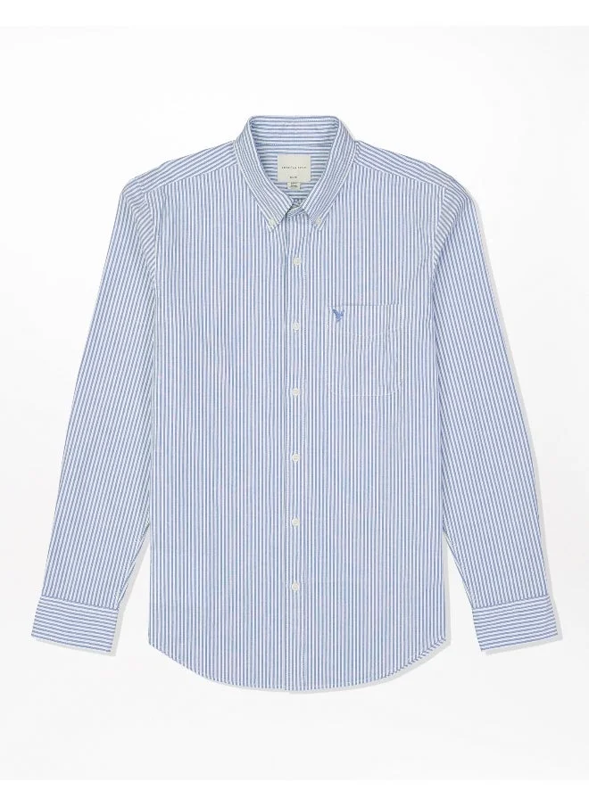 American Eagle Striped Slim Fit Shirt