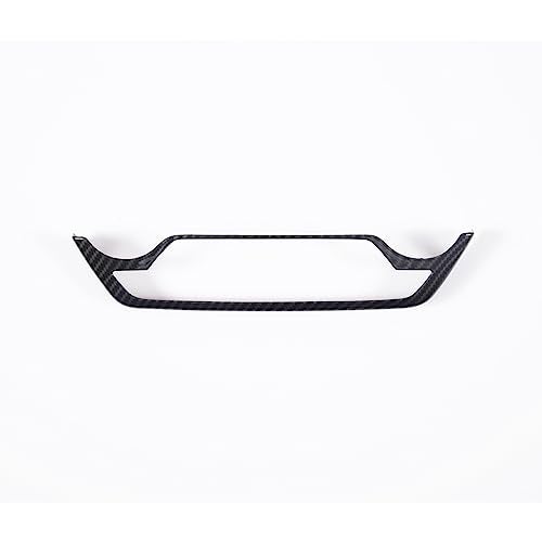JONKOKO ABS Car Central Control Volume Mode Button Frame for Chevrolet Corvette C7 2014-2019 Air Conditioning Frame Panel Cover Trim Interior Accessories (Carbon Fiber) - Image 5