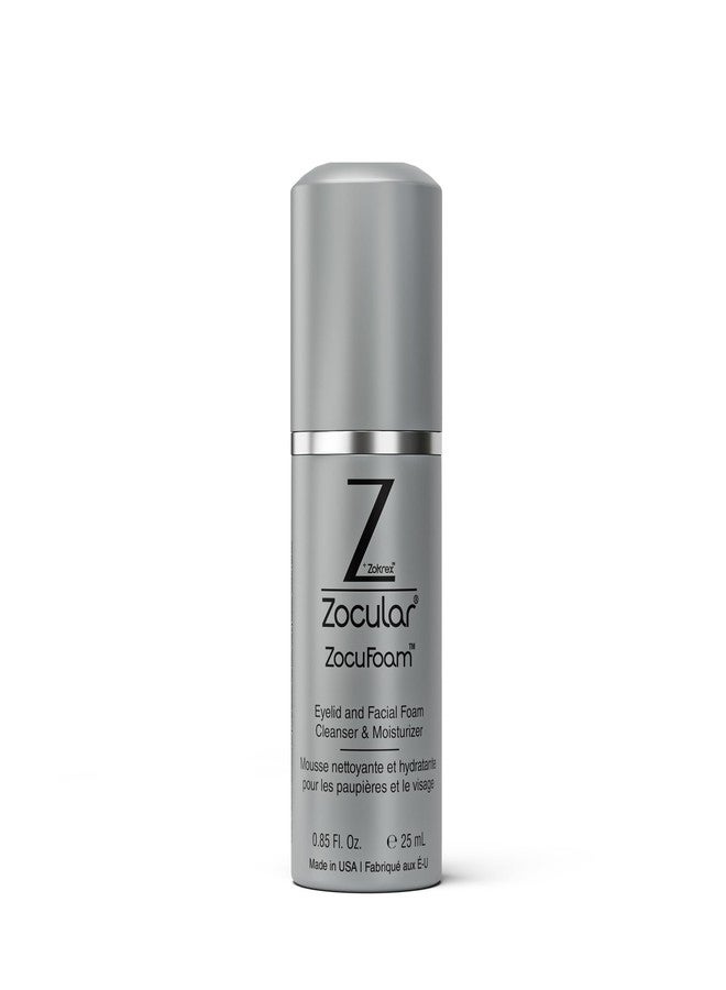 Zocular ZocuFoam Foaming Eyelid Cleanser – Gentle pH-Balanced Cleansing Foam – 25 mL - Image 1