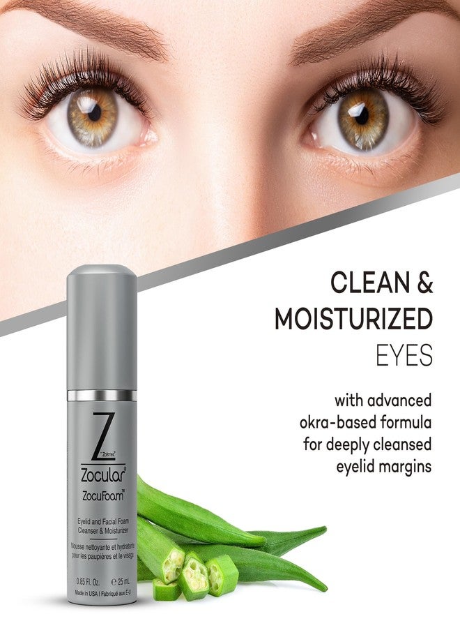 Zocular ZocuFoam Foaming Eyelid Cleanser – Gentle pH-Balanced Cleansing Foam – 25 mL - Image 3