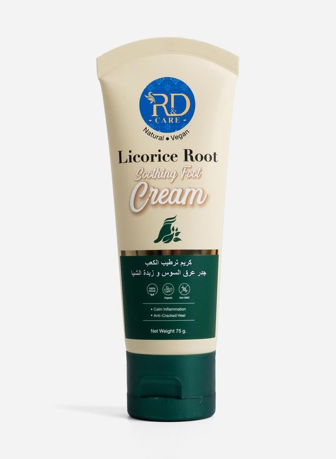 R&D Licorice Root Soothing Foot Cream, 75g - Image 1