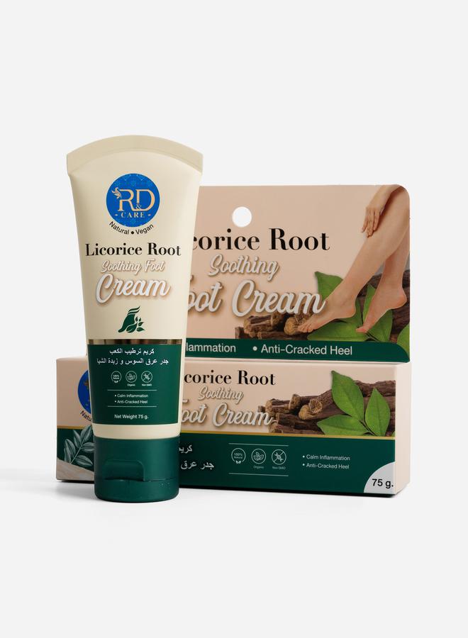 R&D Licorice Root Soothing Foot Cream, 75g - Image 2