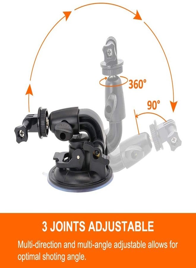 Action Pro 7CM Diameter Big Suction Cup Mount with Adaptor and Screw Compatible with GoPro Hero 13 12 11 10 9 8 7 6 5 SJCAM Yi - Image 2