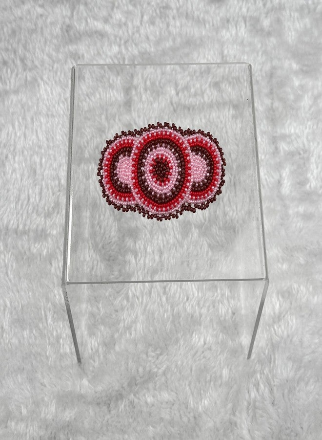 La vivia Handmade Beaded Indian Jewelery Hair Barrette for women's,Native American Style Seed Beaded Hair Clip,Hair Band,One of a kind fashion Jewelery. Z-40-SB-26 - Image 3