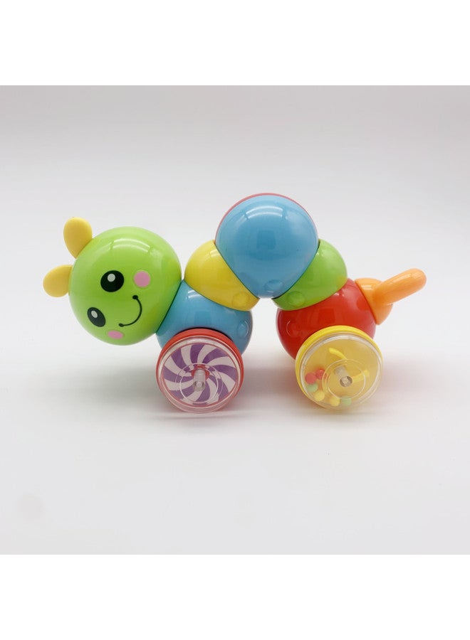 Infant Inertia Pressure Caterpillar Baby 1-2 Years Old Intelligence Early Education Children Press Toy Car On June-Color:Cute Caterpillar-sealed Box - Image 2