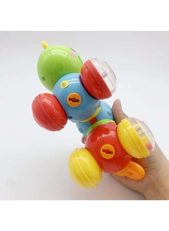 Infant Inertia Pressure Caterpillar Baby 1-2 Years Old Intelligence Early Education Children Press Toy Car On June-Color:Cute Caterpillar-sealed Box - Image 5