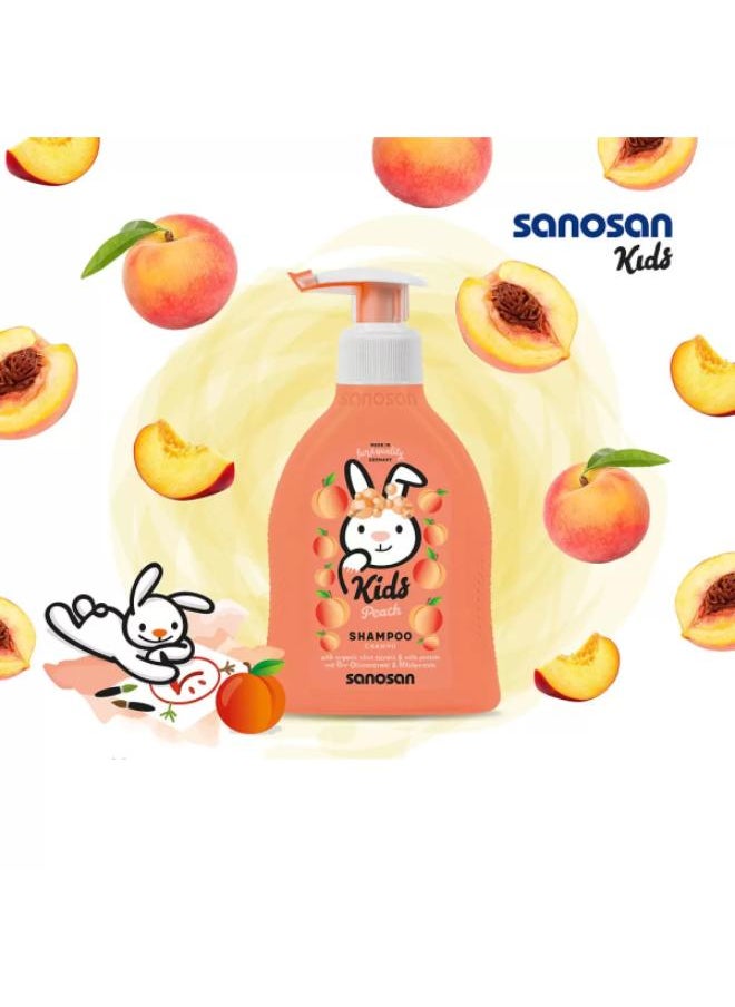 sanosan - Peach Shampoo 200ml - Image 1
