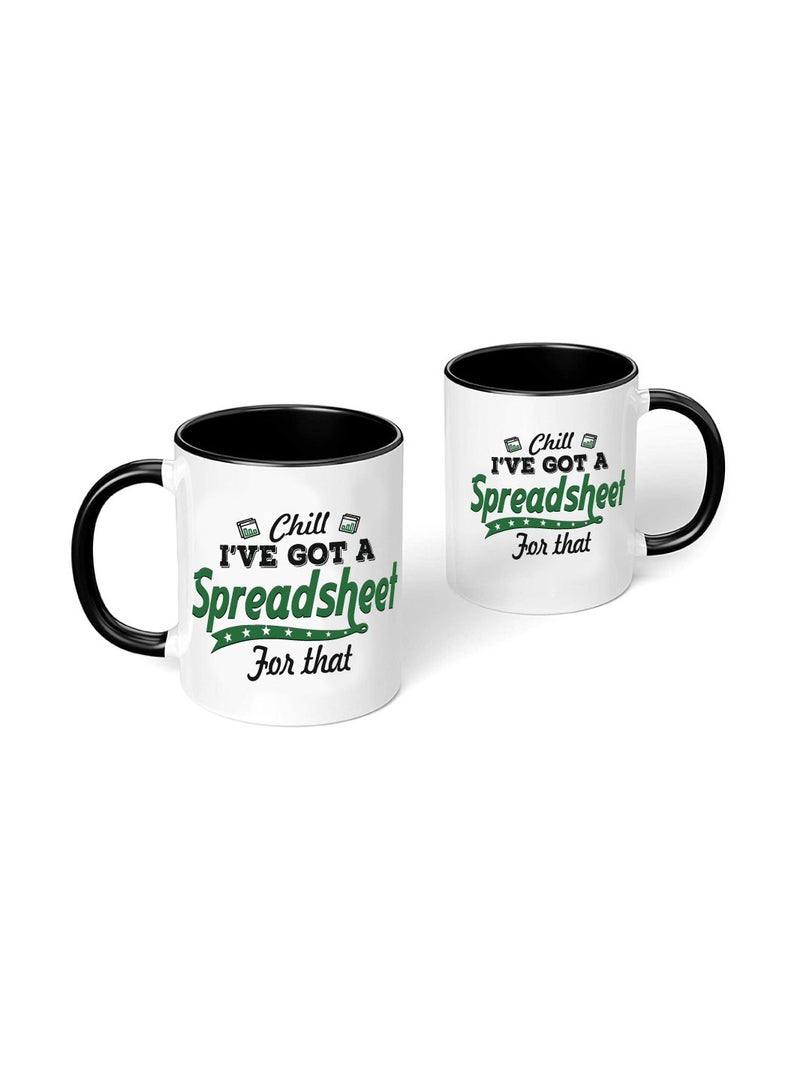 PRINTSHOP4ME Excel Cheat Sheet Printed Coffee Mug-Accountant Gift For Employees-Excel Mug-Group Excel Shortcut Coffee Mug-Birthday Gifts For Coworkers-Colleagues-Friends And Family - Image 2