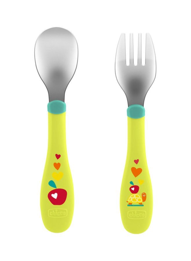 NIBEMINENT 2-Piece Fork And Spoon Set - Image 1