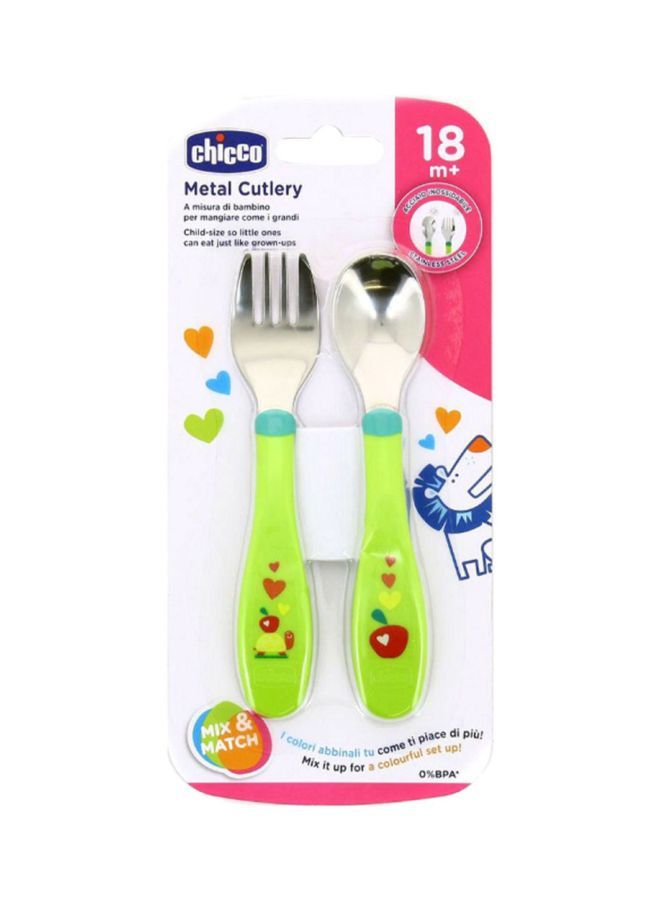 NIBEMINENT 2-Piece Fork And Spoon Set - Image 2
