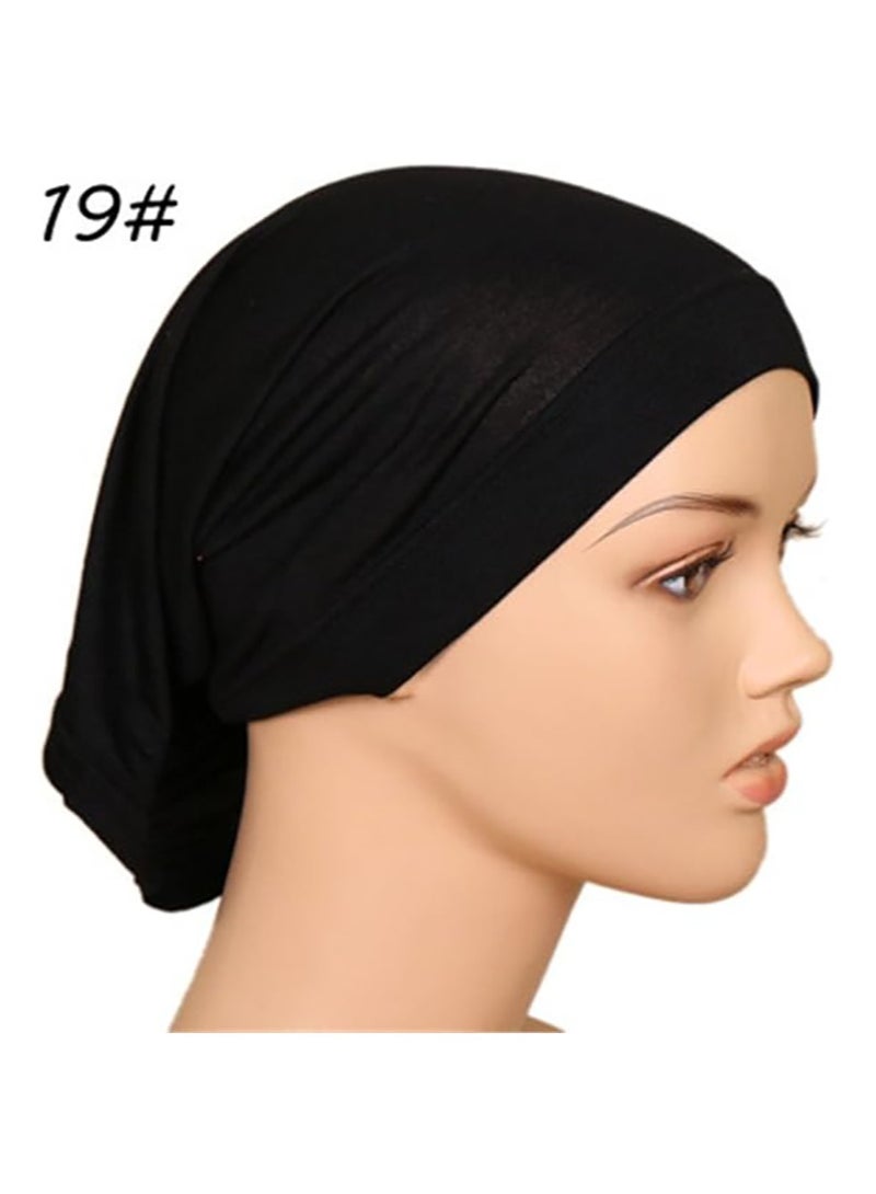 RATSAW 6 Pieces Women Under Scarf Hat Cap Bonnet Hijab Islamic Neck Cover Muslim Under Scarf Hijab Cap - Image 5