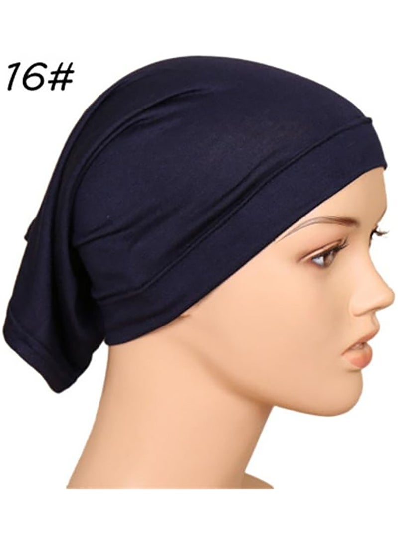 RATSAW 6 Pieces Women Under Scarf Hat Cap Bonnet Hijab Islamic Neck Cover Muslim Under Scarf Hijab Cap - Image 4