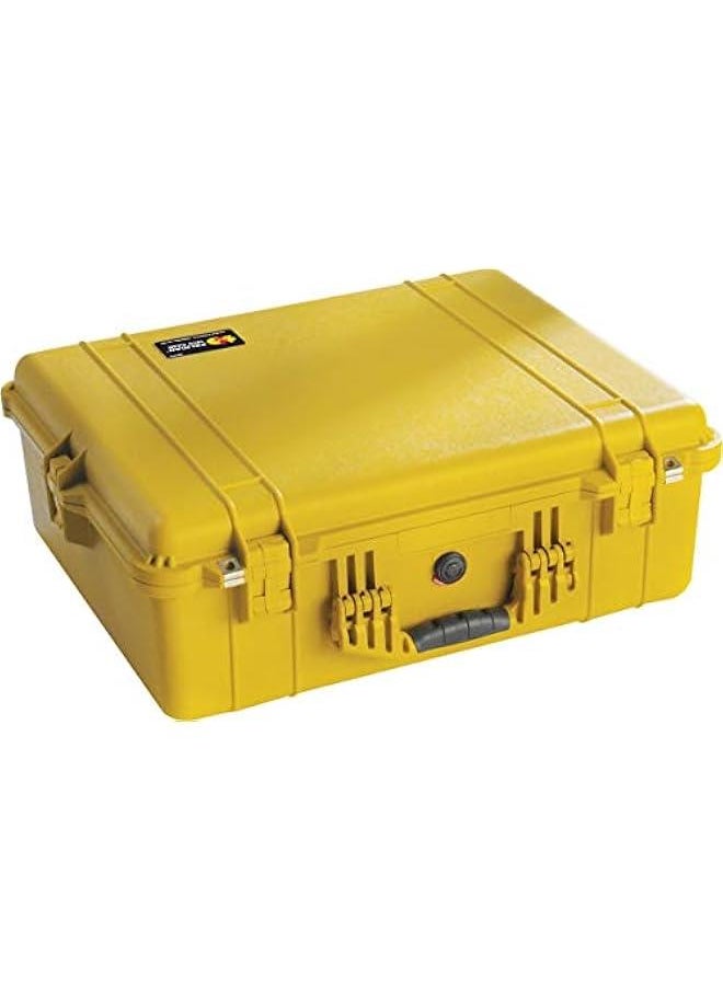 Pelican Yellow Camera Case with Foam for 1600 Camera  - Image 1