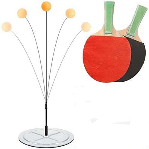 Pindia Table Tennis Portable Training Equipment Kit with 2 Racket & 4 Ball for Kids Adult & Beginners - Image 2